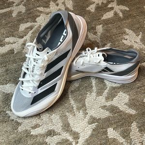 NEW Adidas Adizero Adios 7 mens runnings shoes 11 cloud white grey black